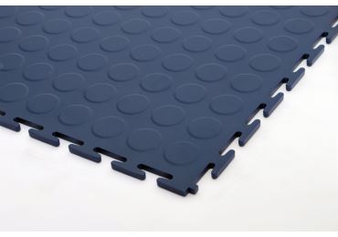 Podlahová dlaždice Ecotile PVC – profilovaná kolečka, 500×500×7 mm